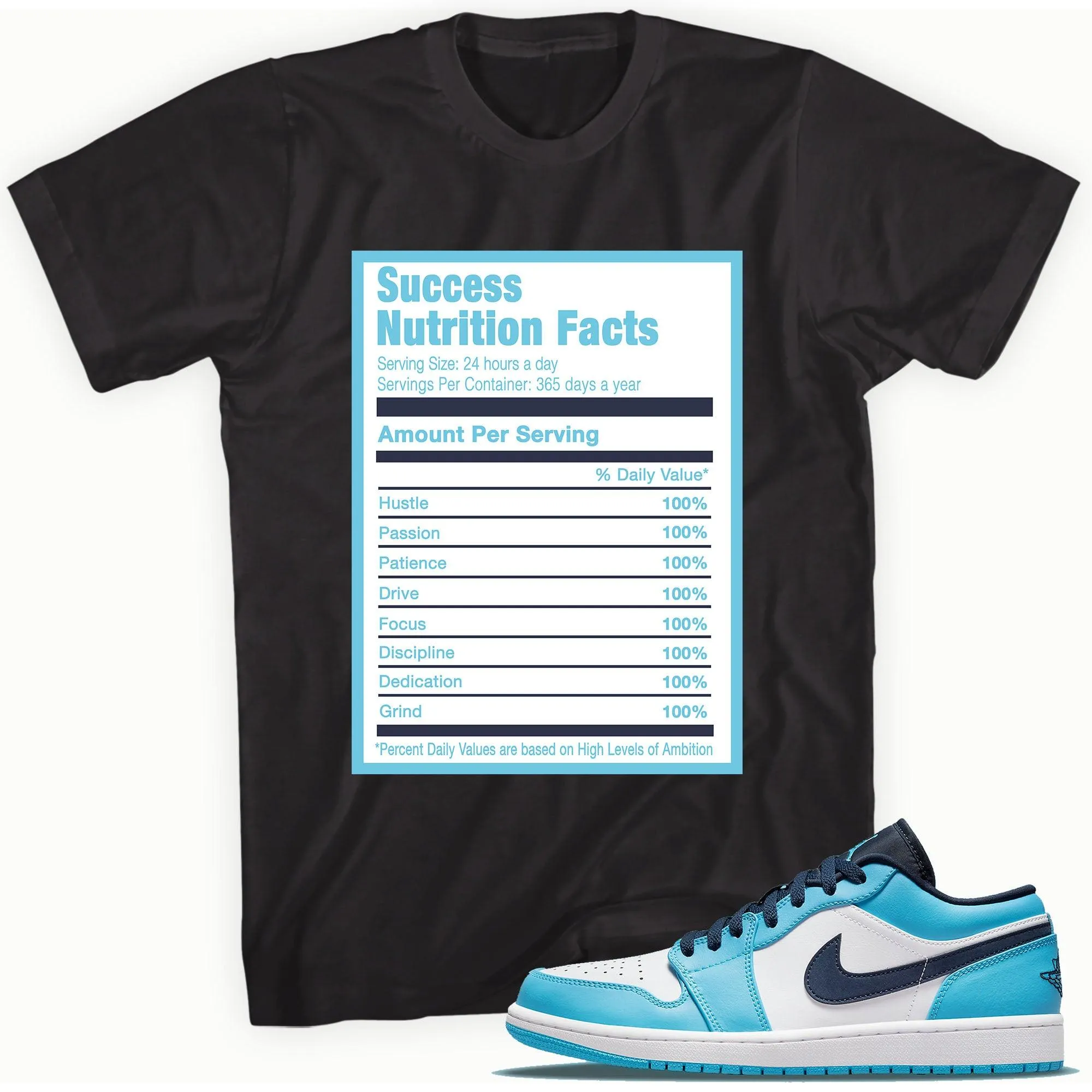 1 Low UNC 2021 Shirt Success Nutrition