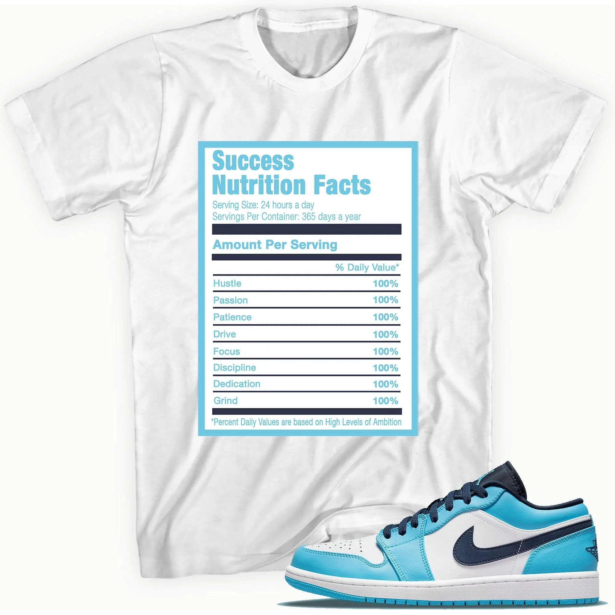 1 Low UNC 2021 Shirt Success Nutrition