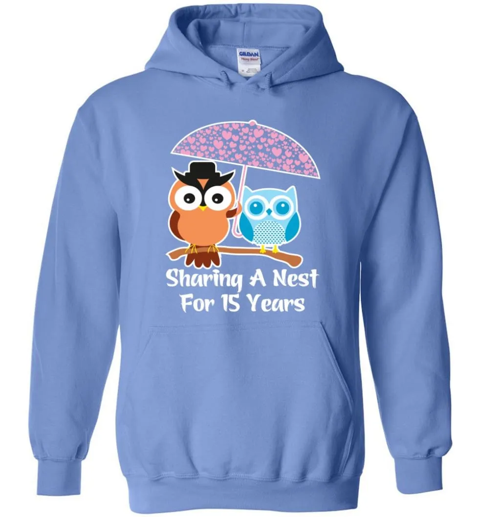 15 Years Wedding Anniversary Gifts Valentine's Day Hoodie