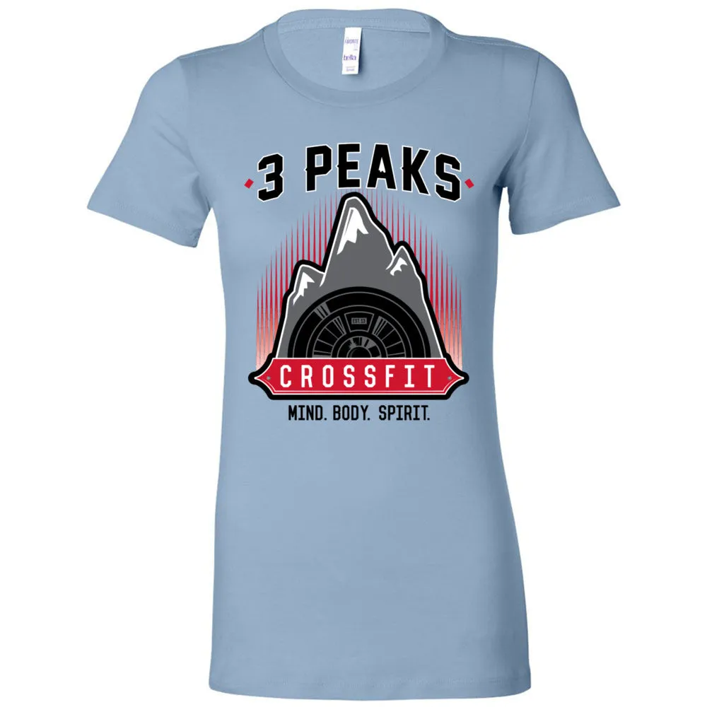 3 Peak CrossFit - 100 - Stacked - Women's T-Shirt