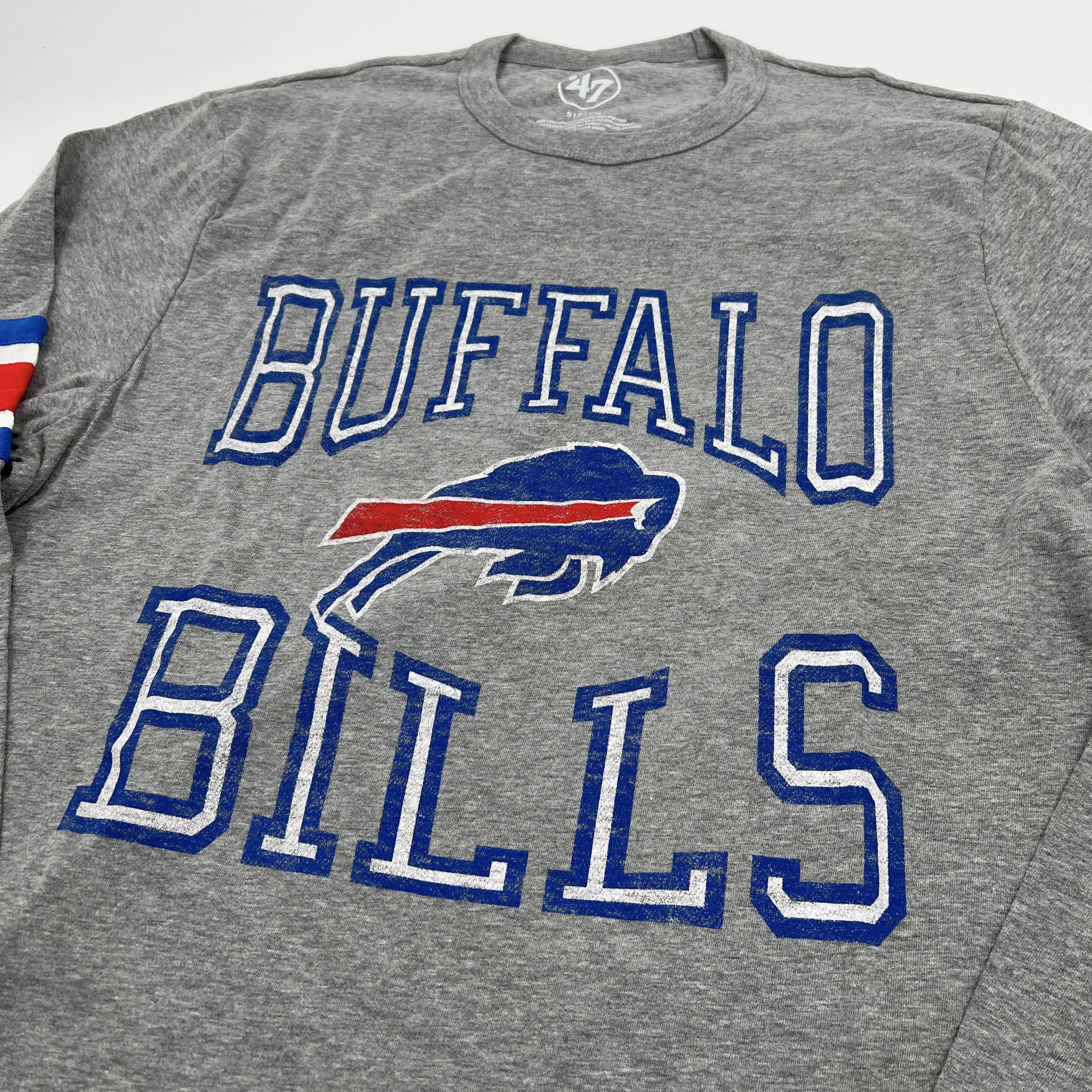 '47 Brand Buffalo Bills Slate Gray Long Sleeve Shirt