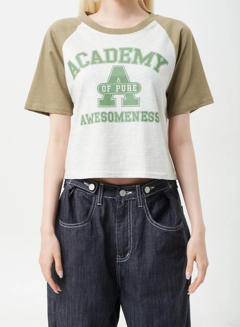 Academy Cropped Tee BY330