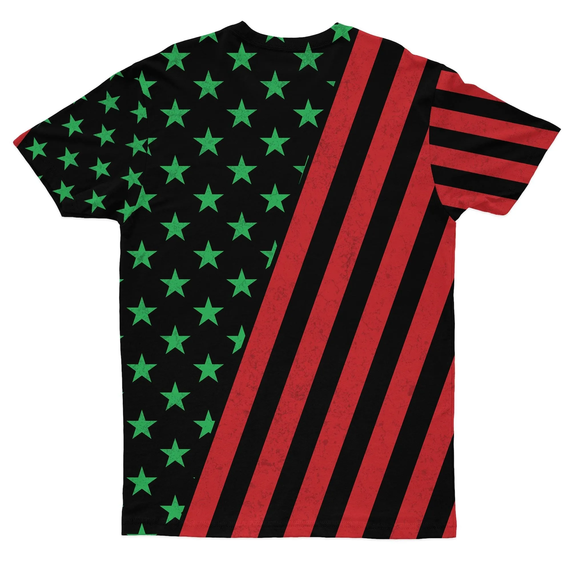 African American Flag T-shirt and Shorts Set