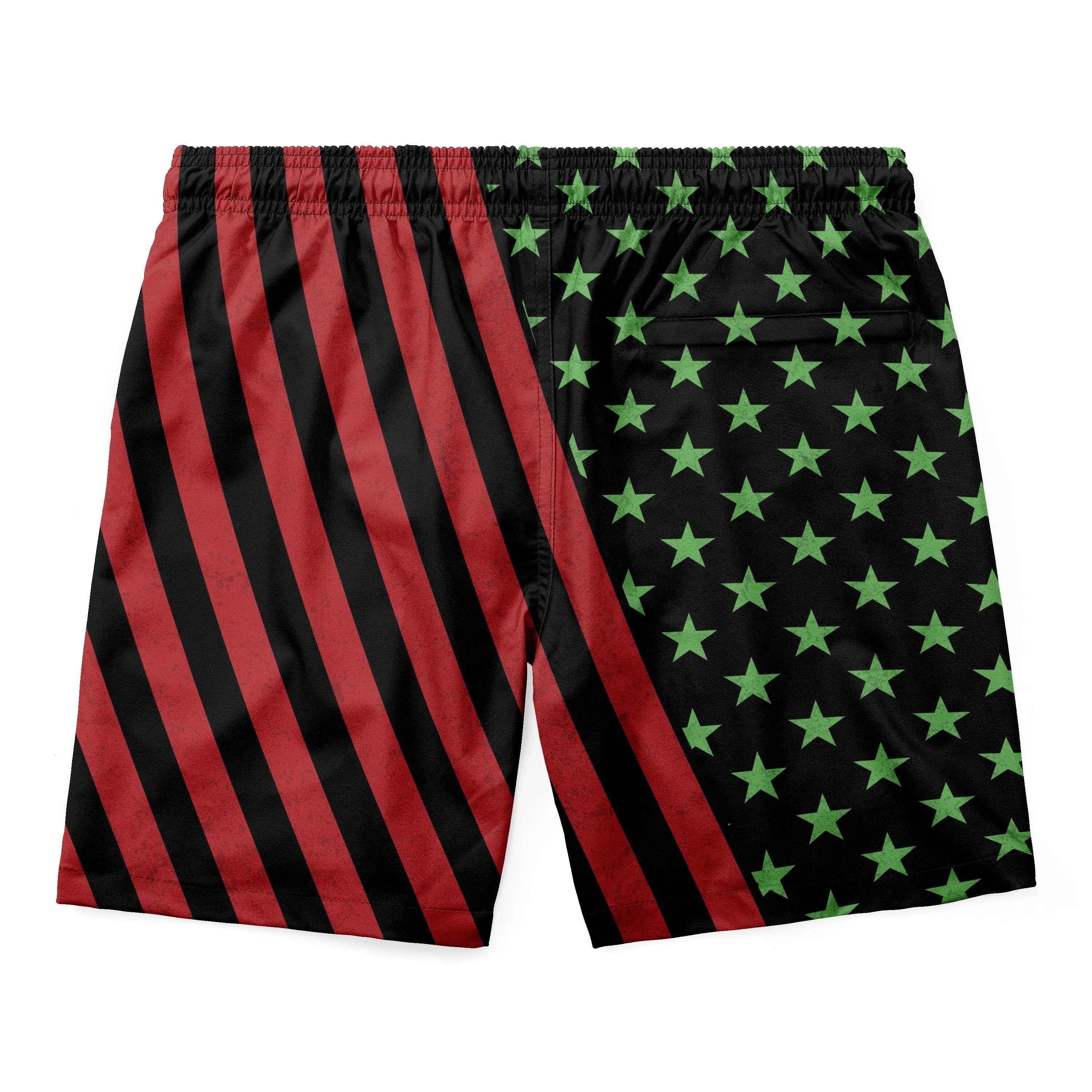 African American Flag T-shirt and Shorts Set