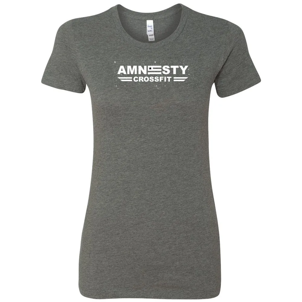 Amnesty CrossFit - Distressed - Women's T-Shirt