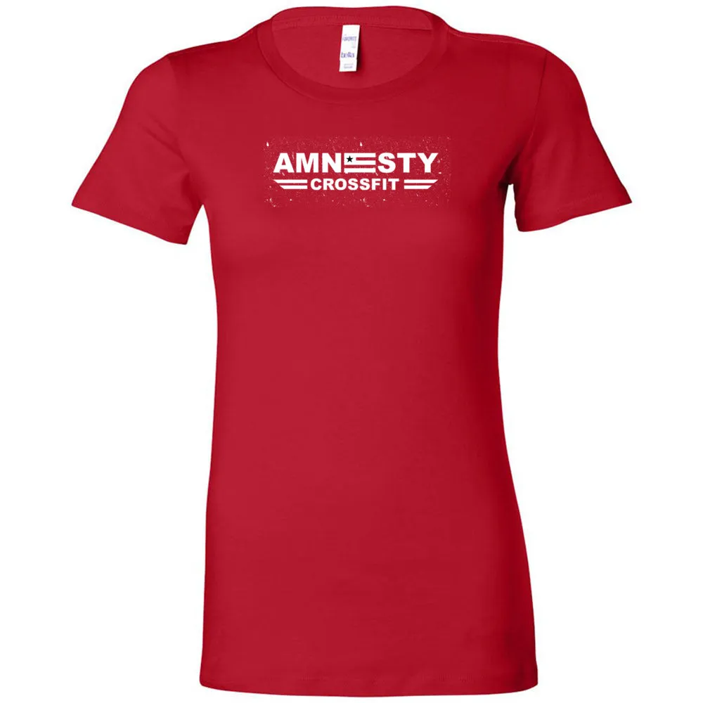 Amnesty CrossFit - Distressed - Women's T-Shirt