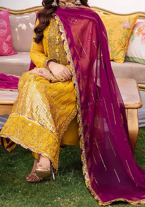 Asim Jofa Jag Mag Pakistani Chiffon Dress