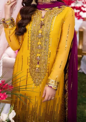 Asim Jofa Jag Mag Pakistani Chiffon Dress