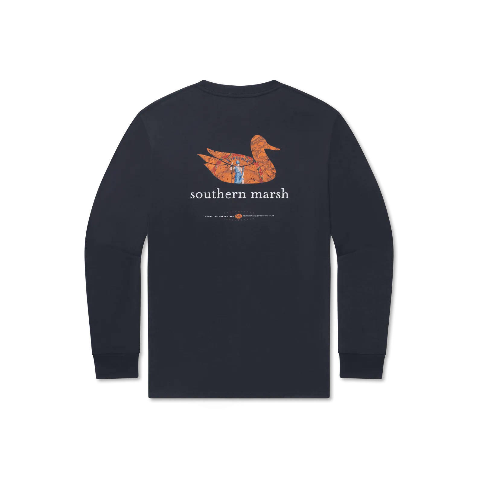 Authentic Heritage Tee - Virginia - Long Sleeve