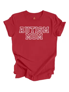 Autism Mom Shirt - Red