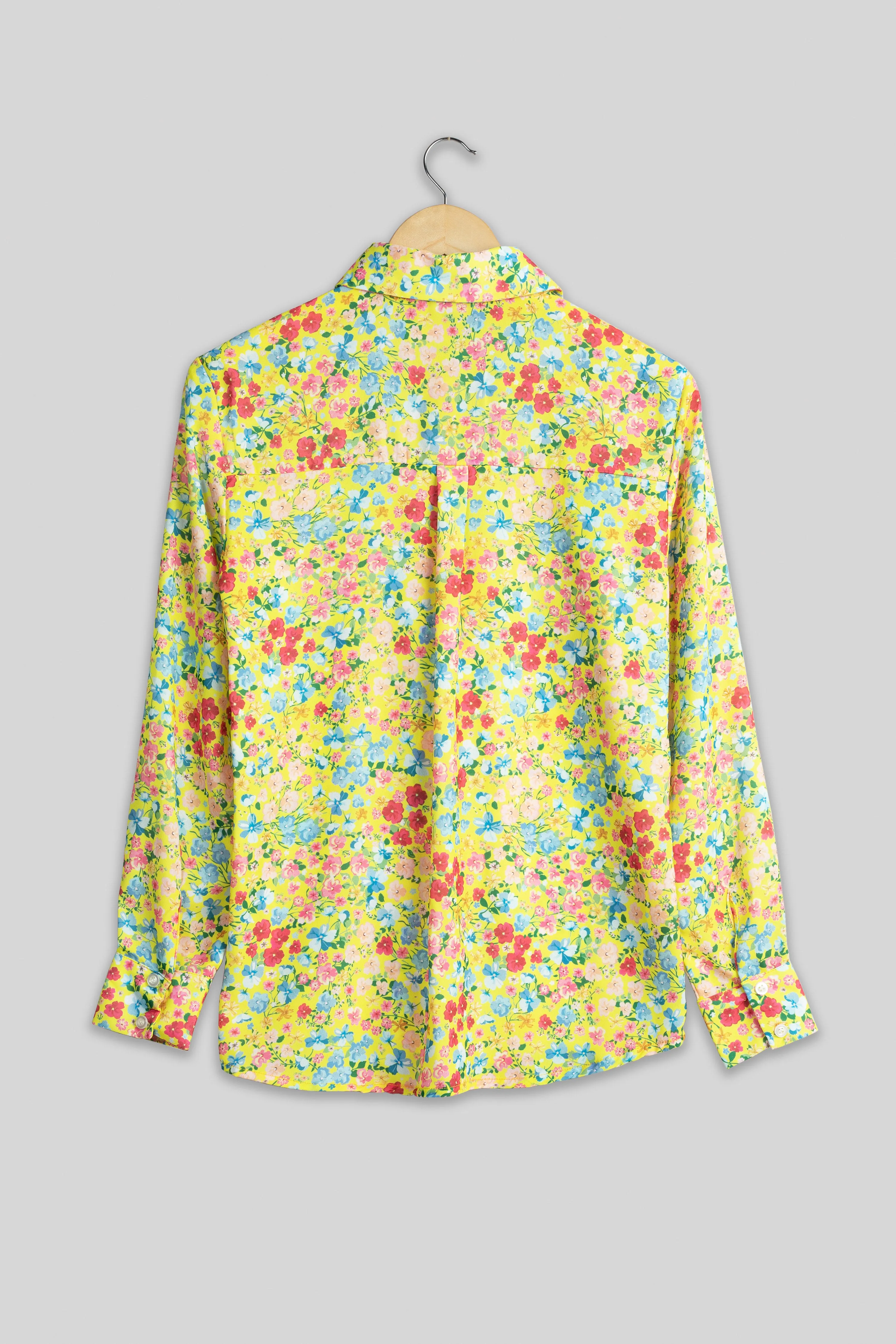 Blushing Floral Shirt For Women