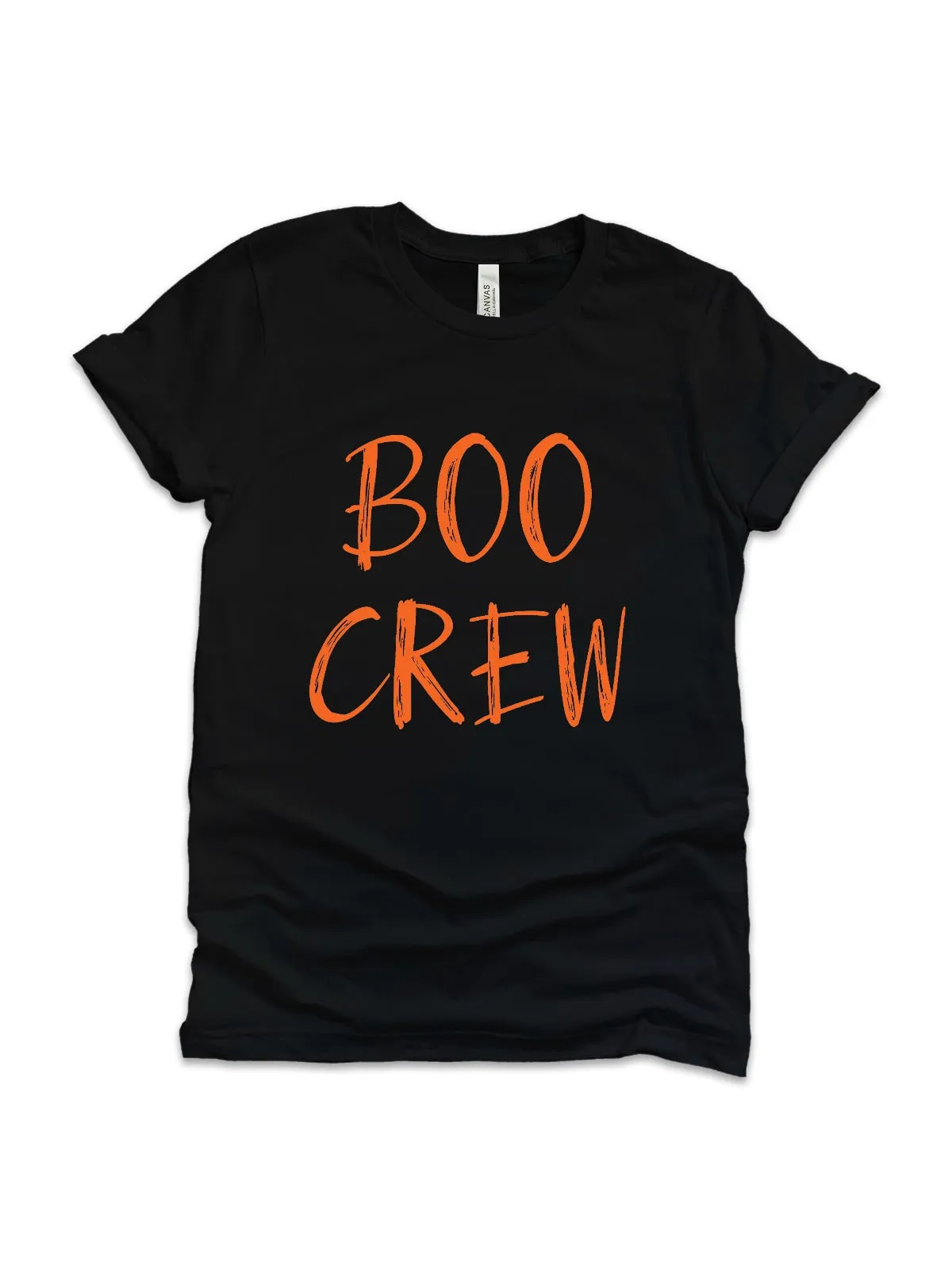 Boo Crew Adult Shirt - Black & Orange