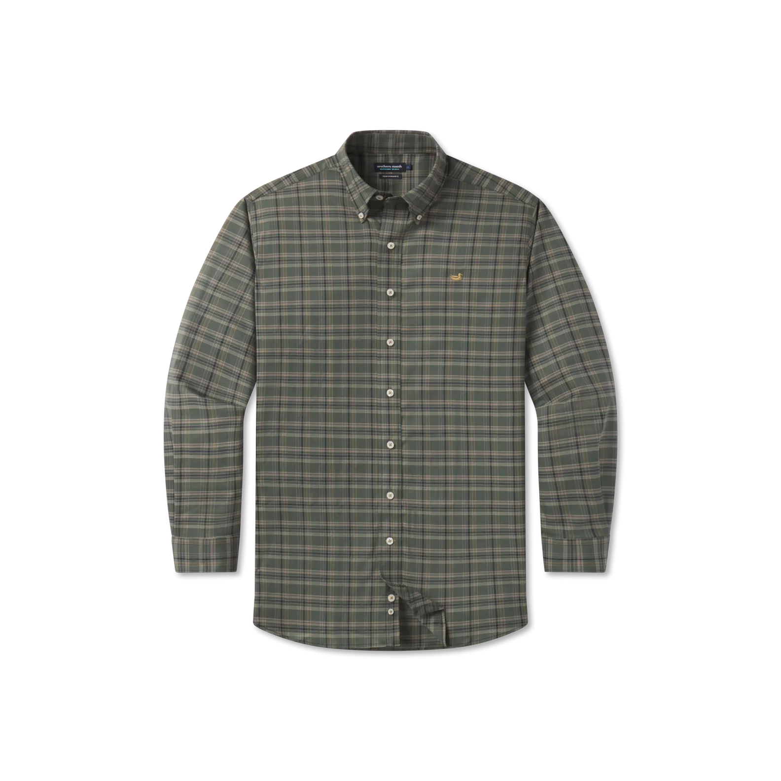 Bristol Performance Plaid Dress Shirt