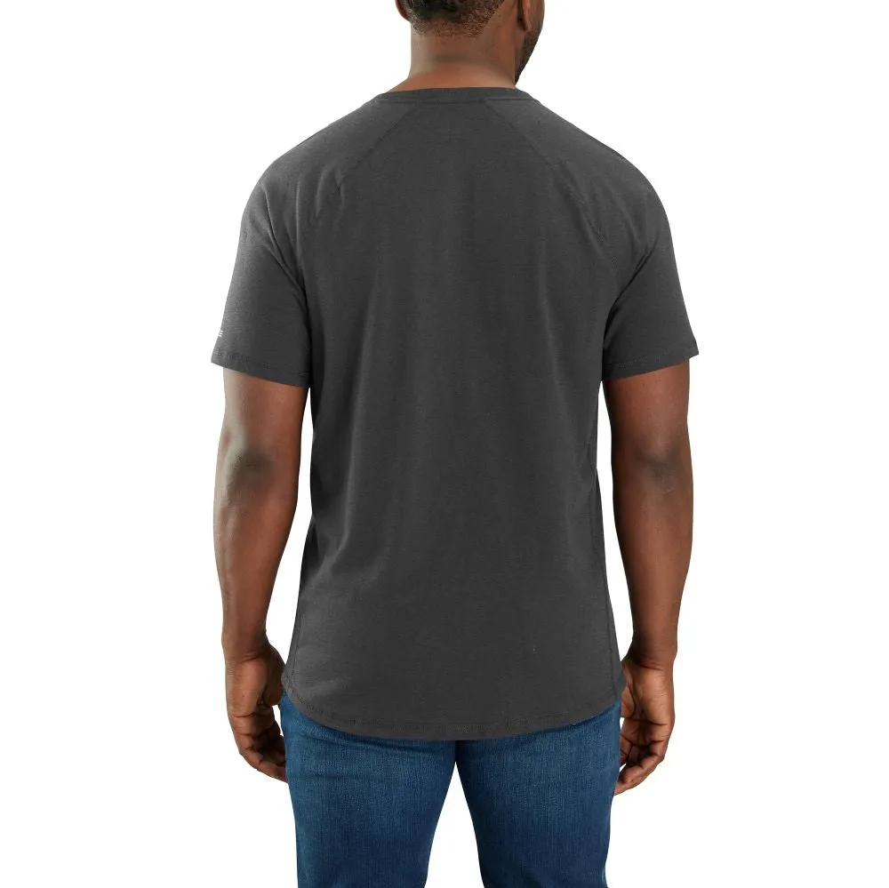 'Carhartt' Men's Force Relaxed Fit Midweight Pocket Tee - Carbon Heather