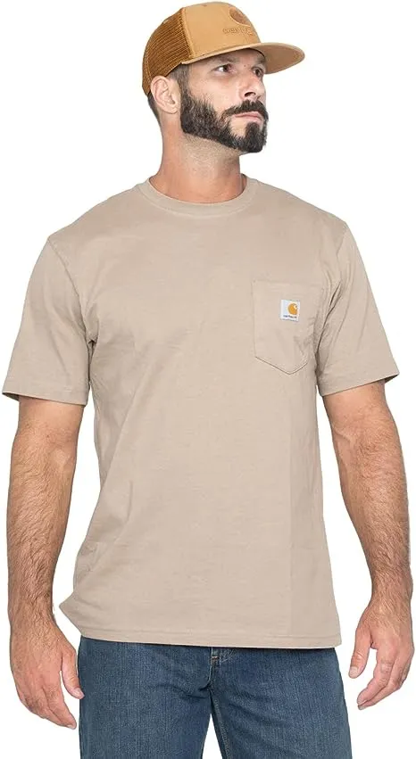 Carhartt Men's Loose Fit Heavyweight Short-Sleeve Pocket T-Shirt