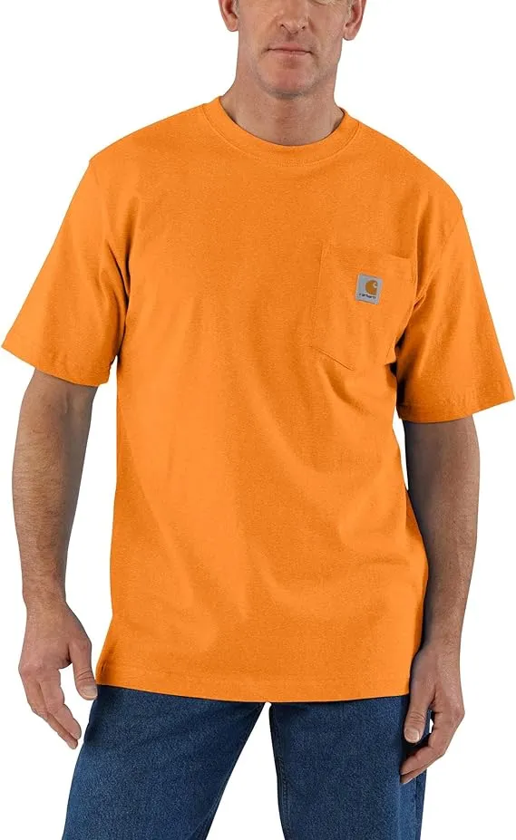 Carhartt Men's Loose Fit Heavyweight Short-Sleeve Pocket T-Shirt