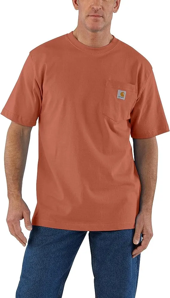 Carhartt Men's Loose Fit Heavyweight Short-Sleeve Pocket T-Shirt