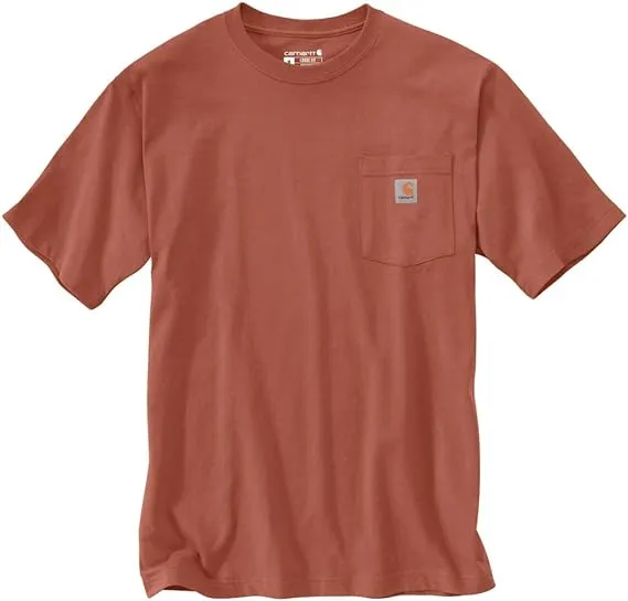 Carhartt Men's Loose Fit Heavyweight Short-Sleeve Pocket T-Shirt