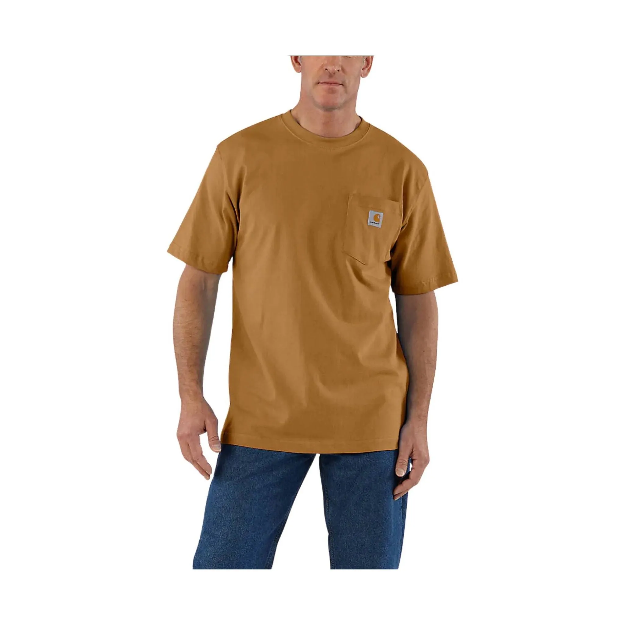 Carhartt Men`s Workwear Pocket T-Shirt - Carhartt Brown