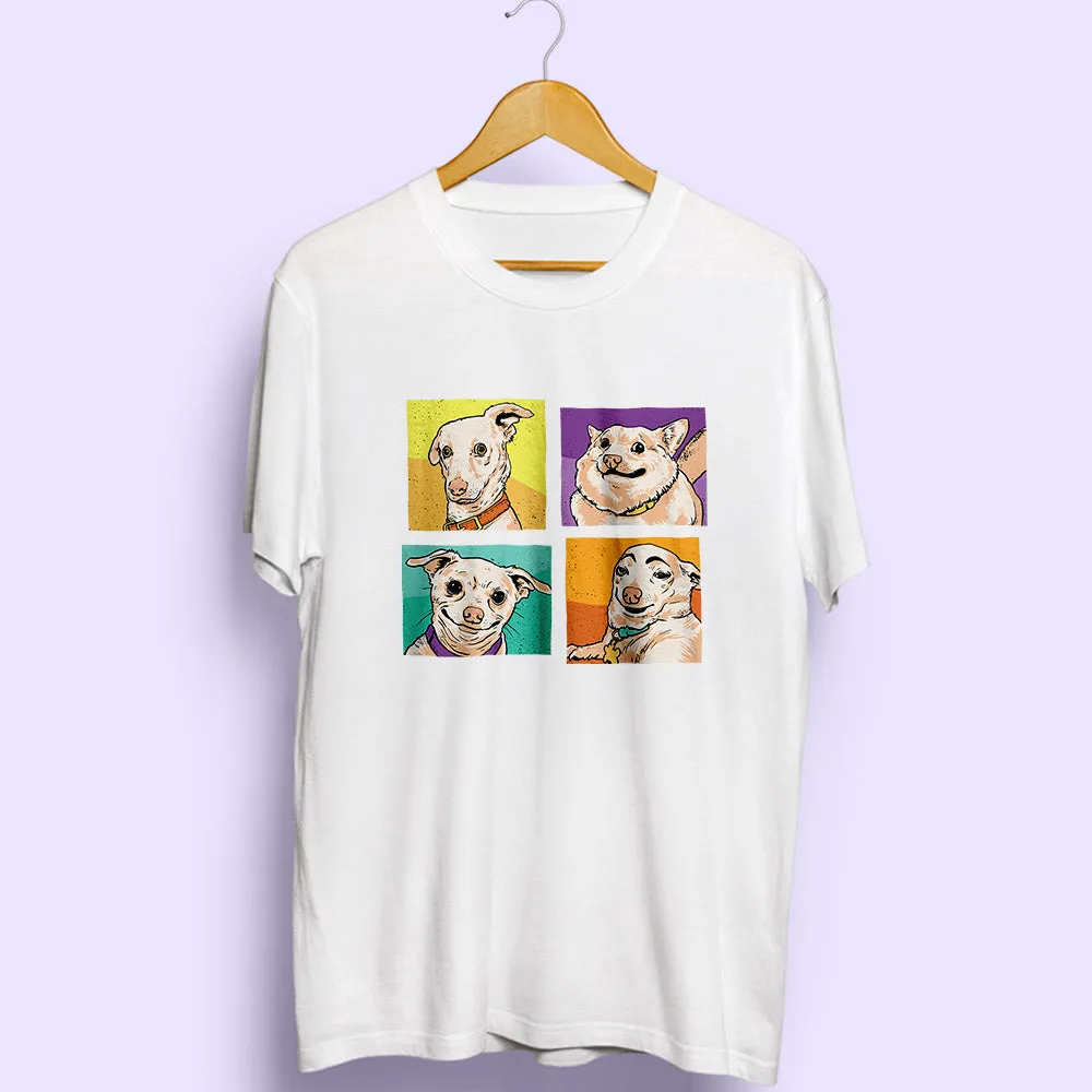 Dog Memes Half Sleeve T-Shirt