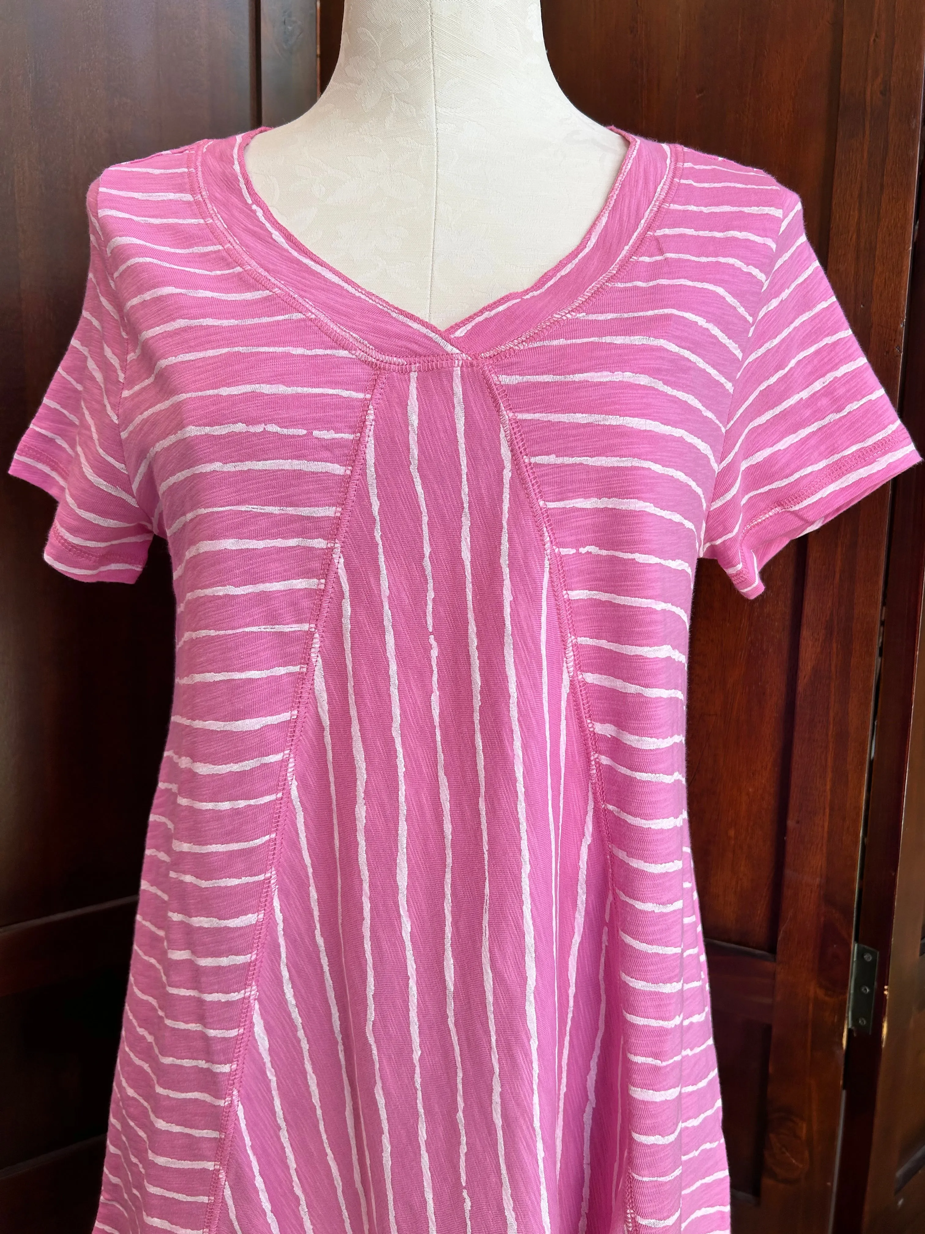 Escape by Habitat tunic, v-neck stripe