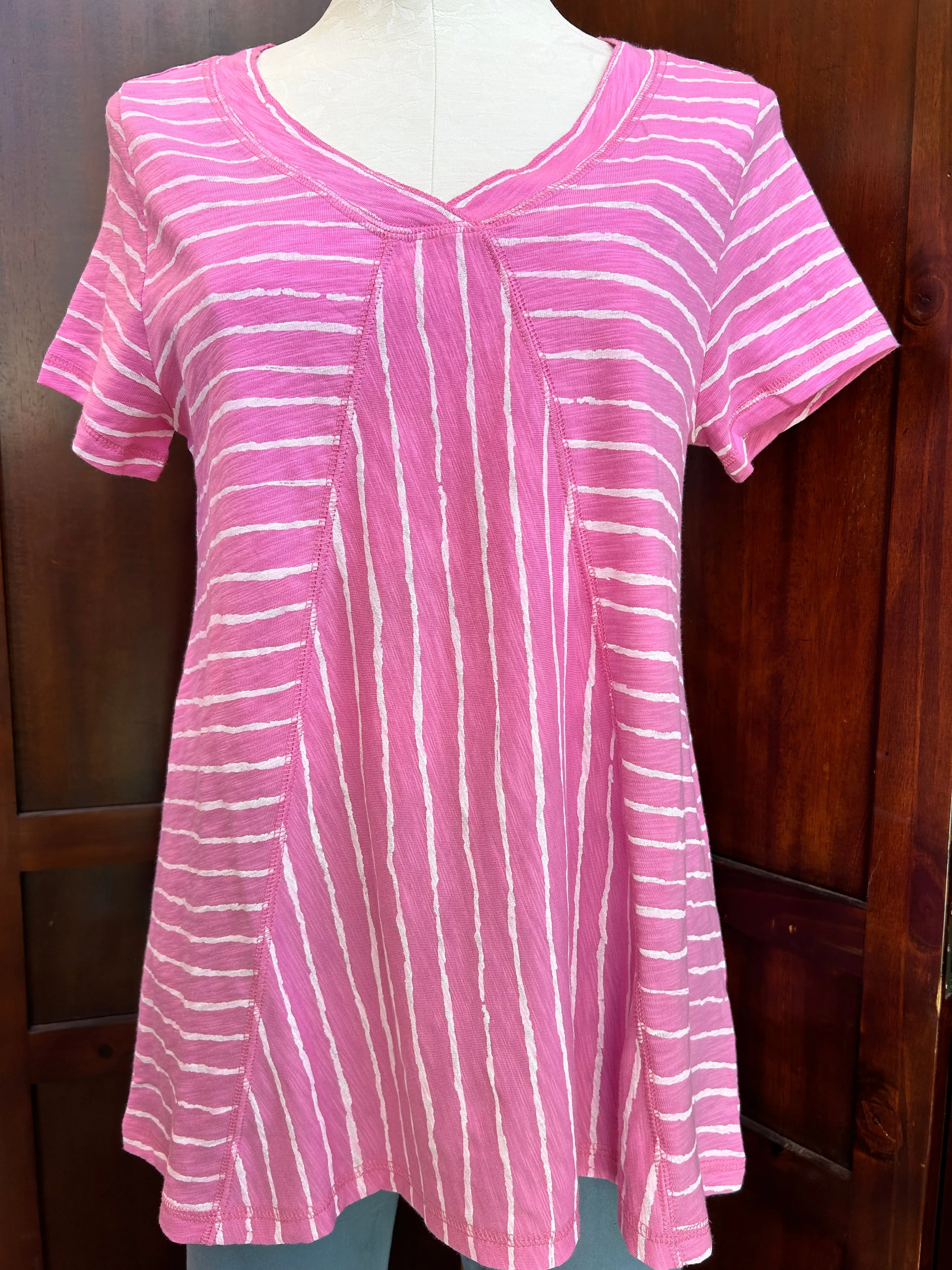 Escape by Habitat tunic, v-neck stripe