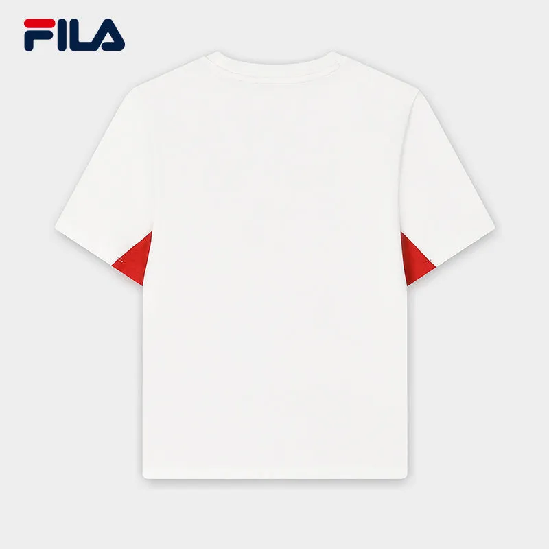 FILA CORE LIFESTYLE ORIGINALE FRENCH TENNIS CLUB Women Short Sleeve T-shirt (Blue / White)