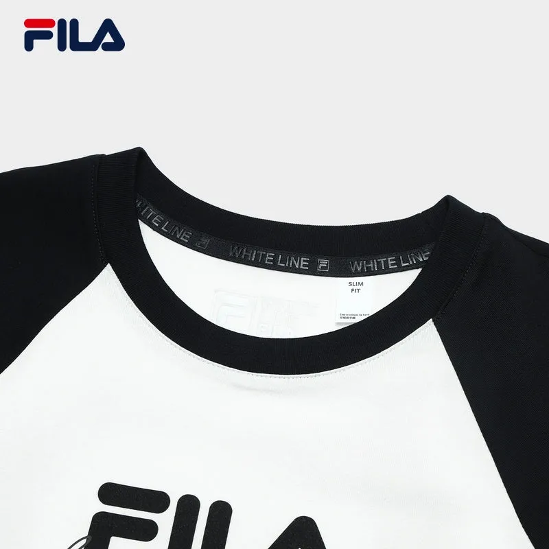 FILA CORE WHITE LINE FILA ORIGINALE Women Short Sleeve T-shirt in Black