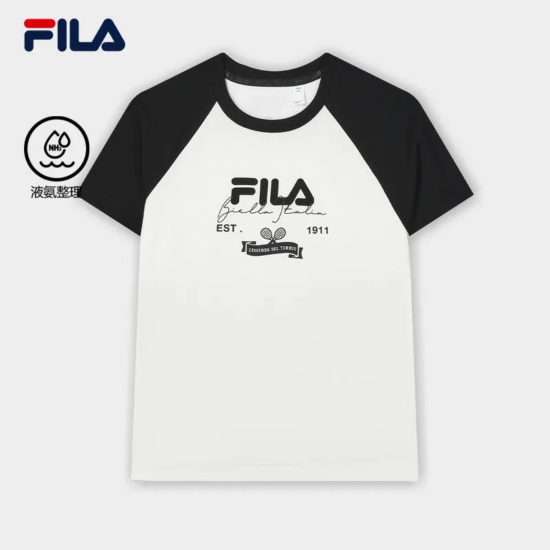 FILA CORE WHITE LINE FILA ORIGINALE Women Short Sleeve T-shirt in Black