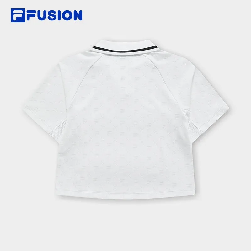 FILA FUSION INLINE UNIFORM Women Short Sleeve Polo in White