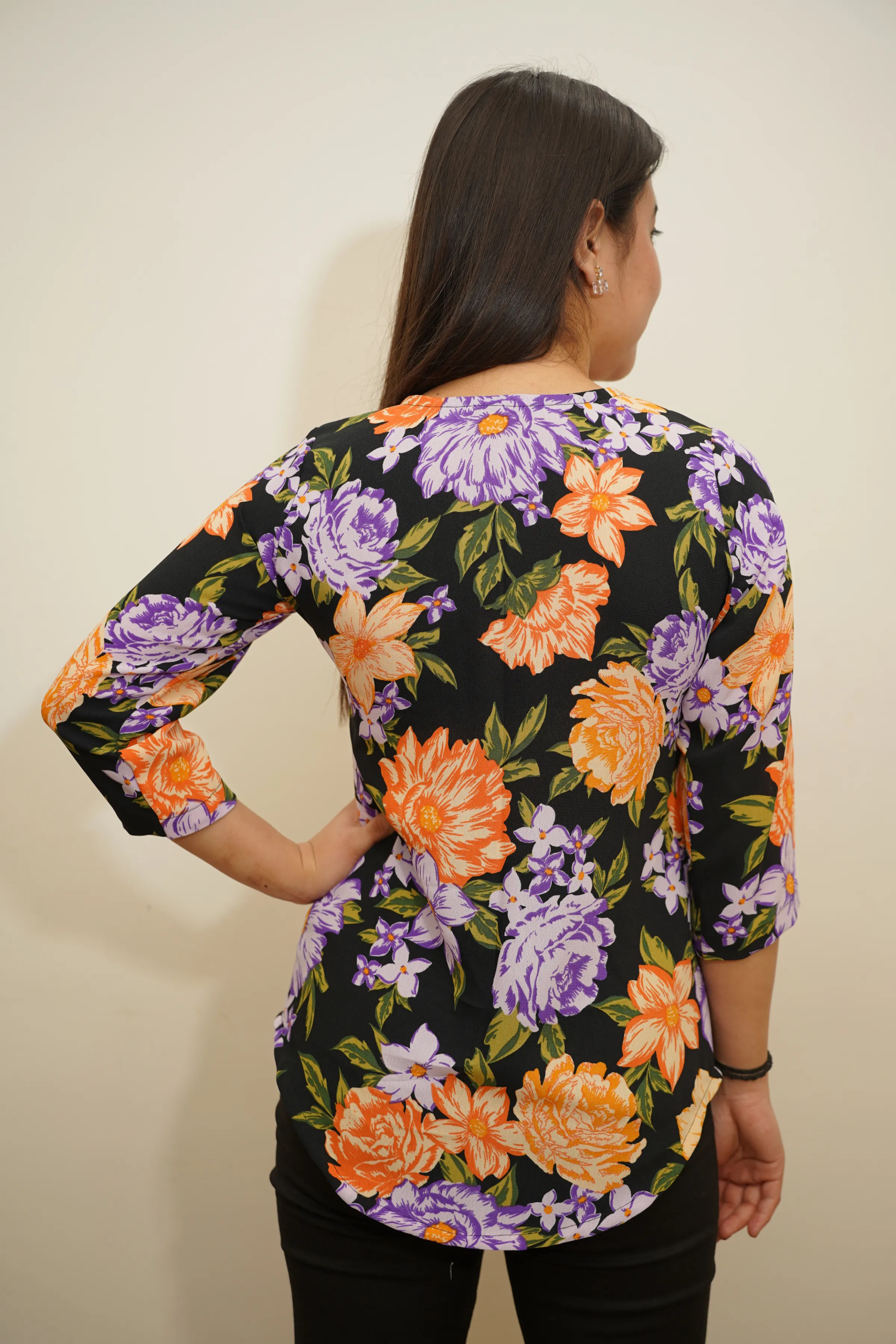 Floral Fiesta Printed Shirt