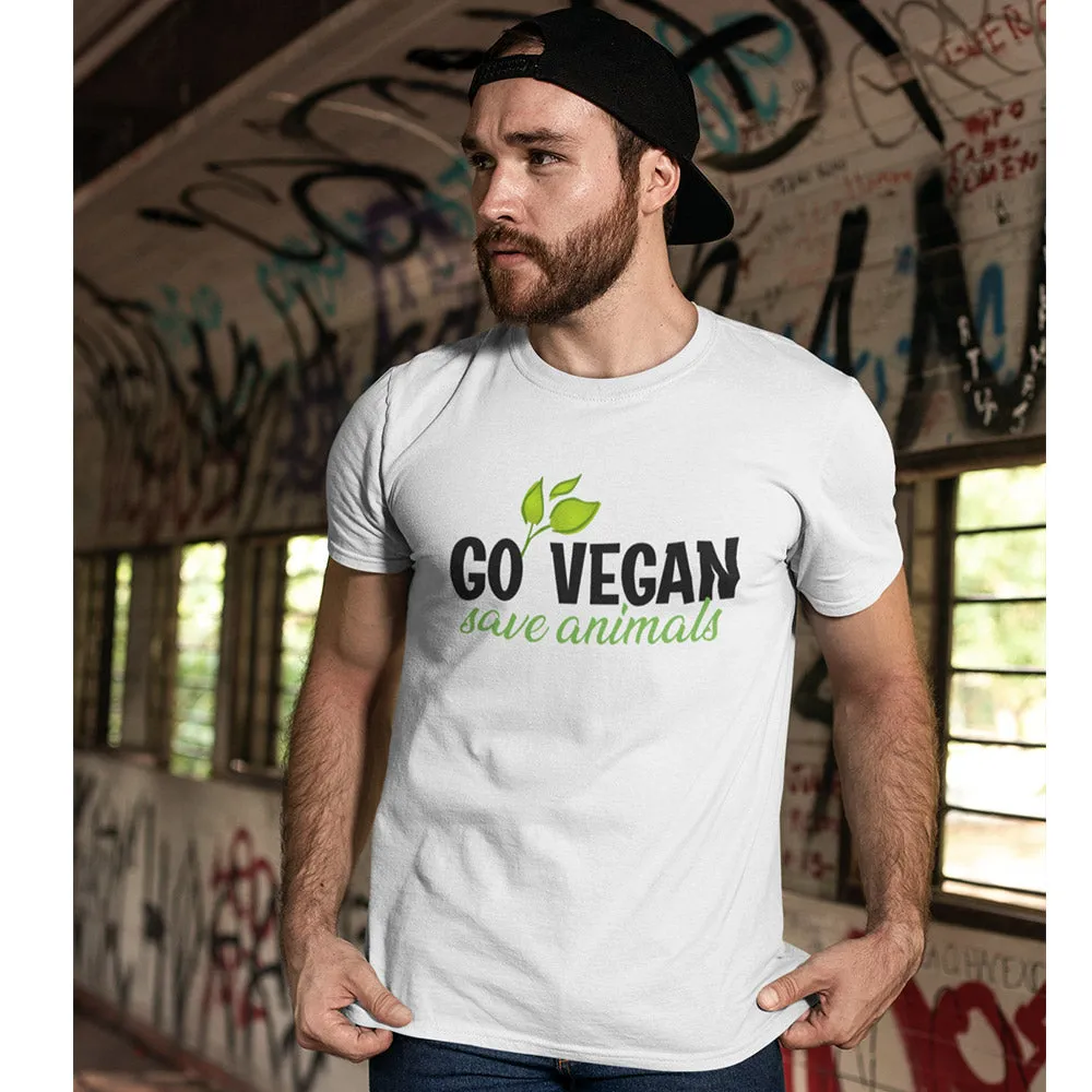 Go Vegan Half Sleeve T-Shirt