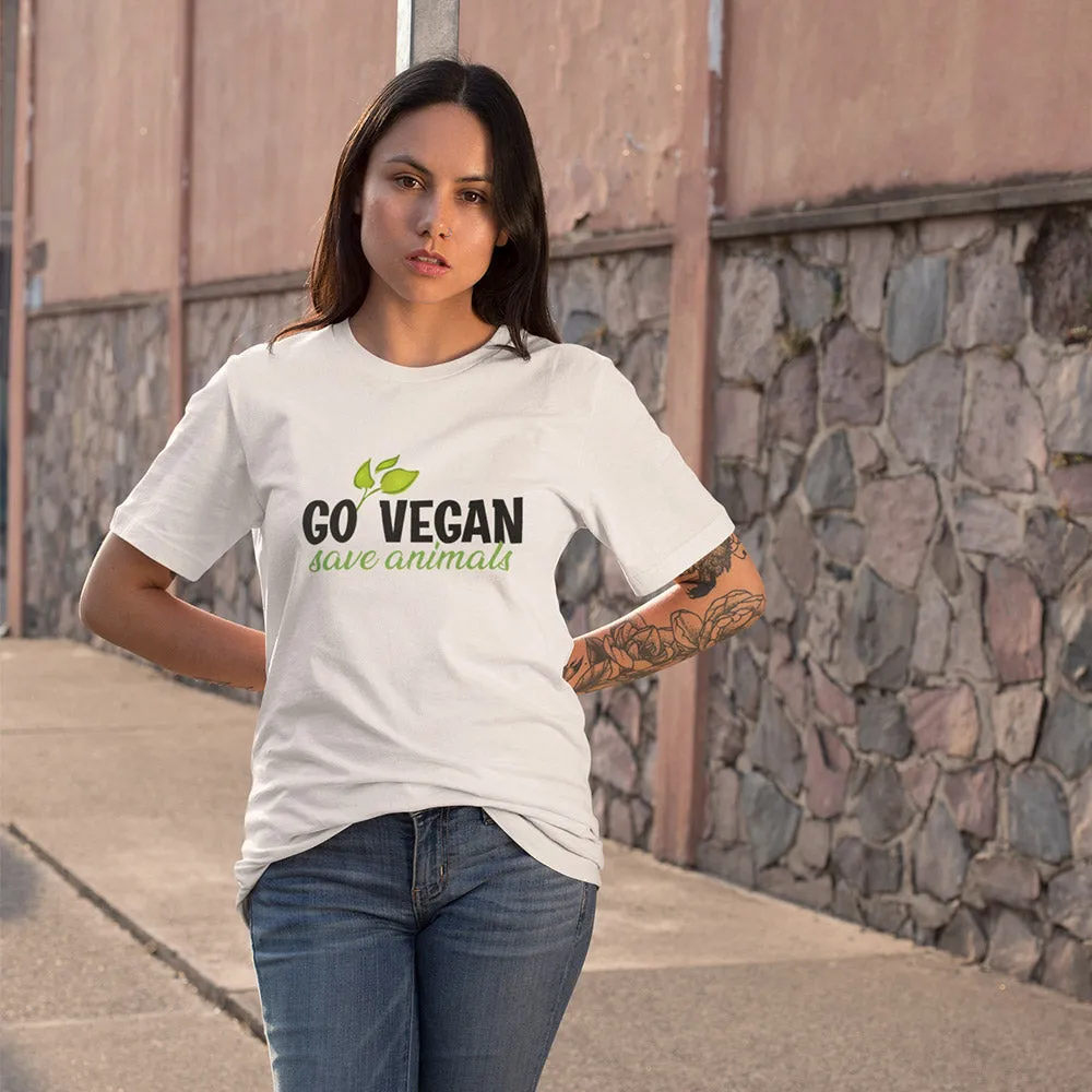 Go Vegan Half Sleeve T-Shirt