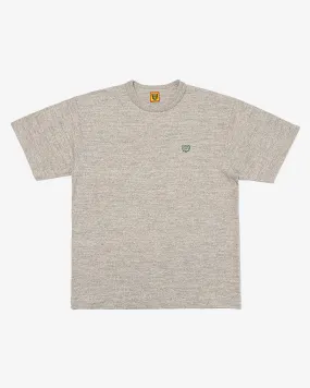 Heart Badge T-Shirt Gray