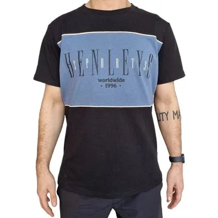 HENLEYS MEN'S LEGACY BLACK TEE