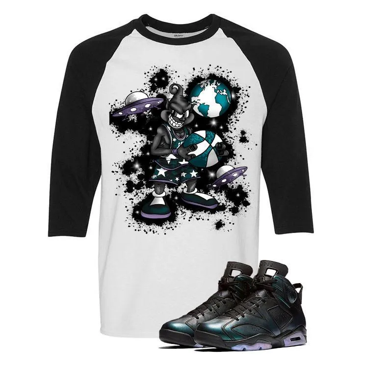 Jordan 6 All-Star White And Black Baseball T's (Mikey)