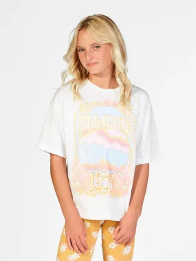 KIDS BILLABONG YOUTH GIRLS BELIEVE IN MAGIC T-SHIRT