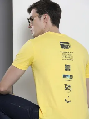 Men Back Printed T-shirt