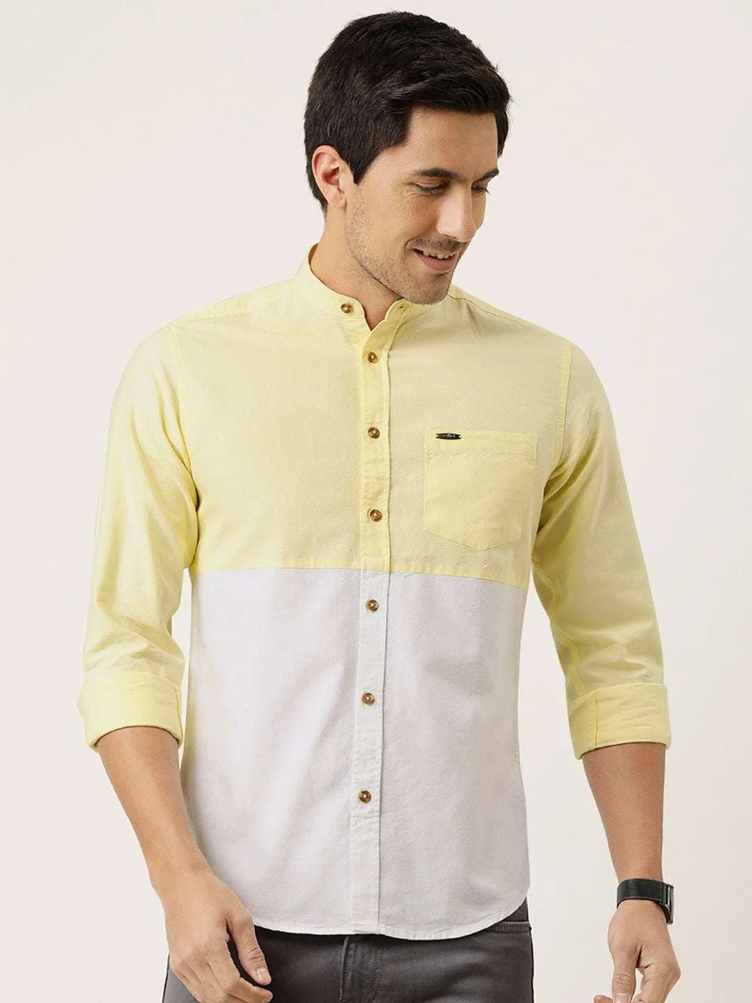 Men Block Shirt