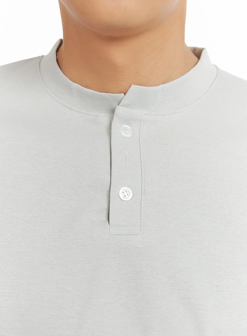 Men's Basic Long Sleeve Polo Tee IA402