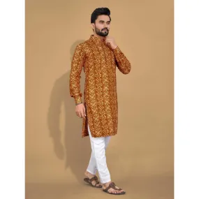 Men's Ethnic Cotton Kurta Pajama Set