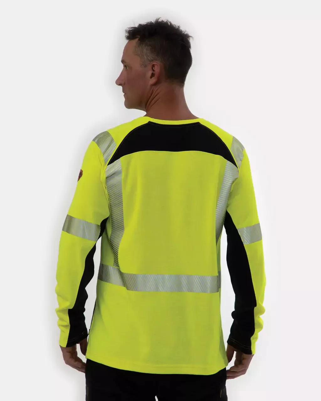 Men's FR Hi-Vis Long Sleeve Performance Shirt