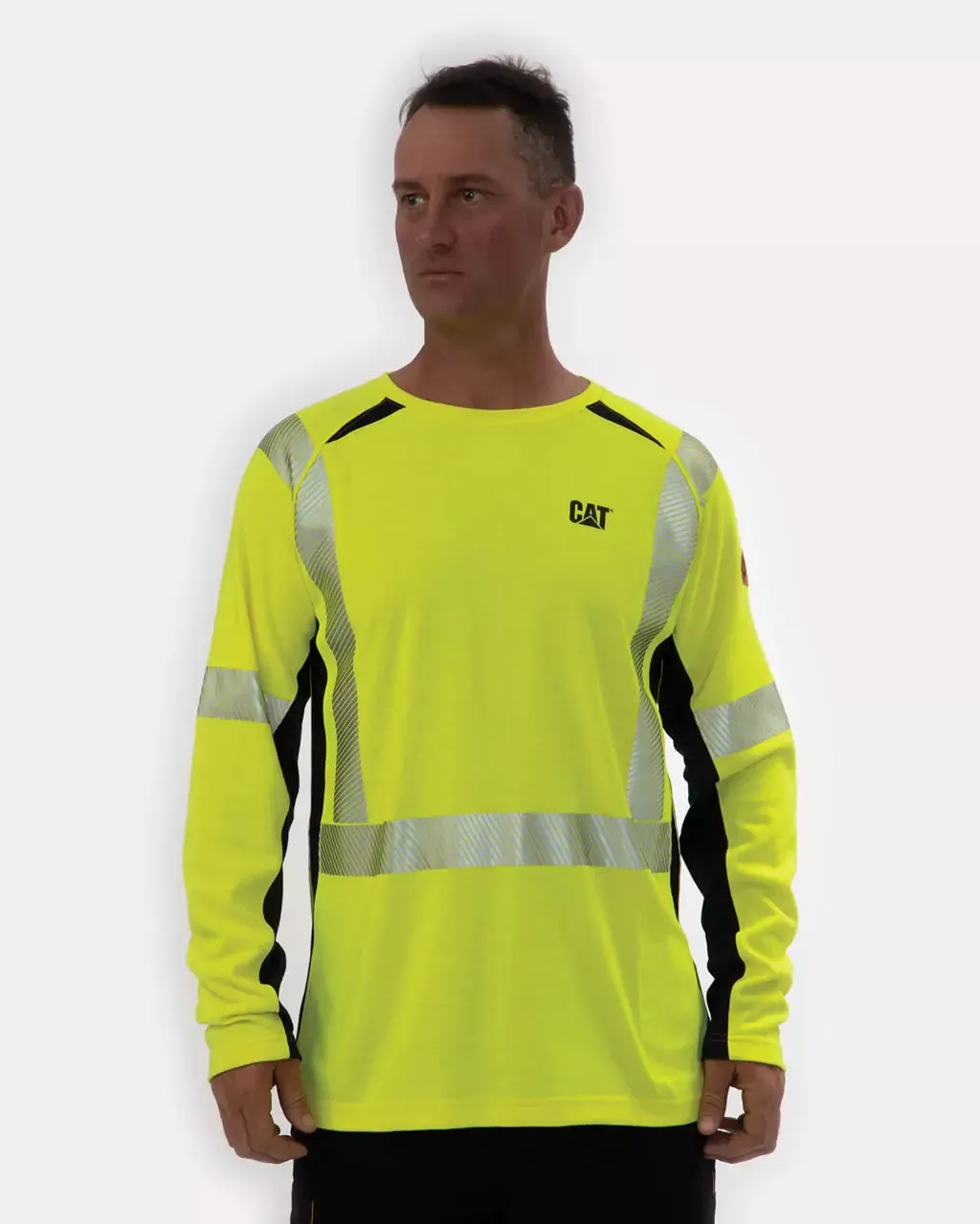 Men's FR Hi-Vis Long Sleeve Performance Shirt