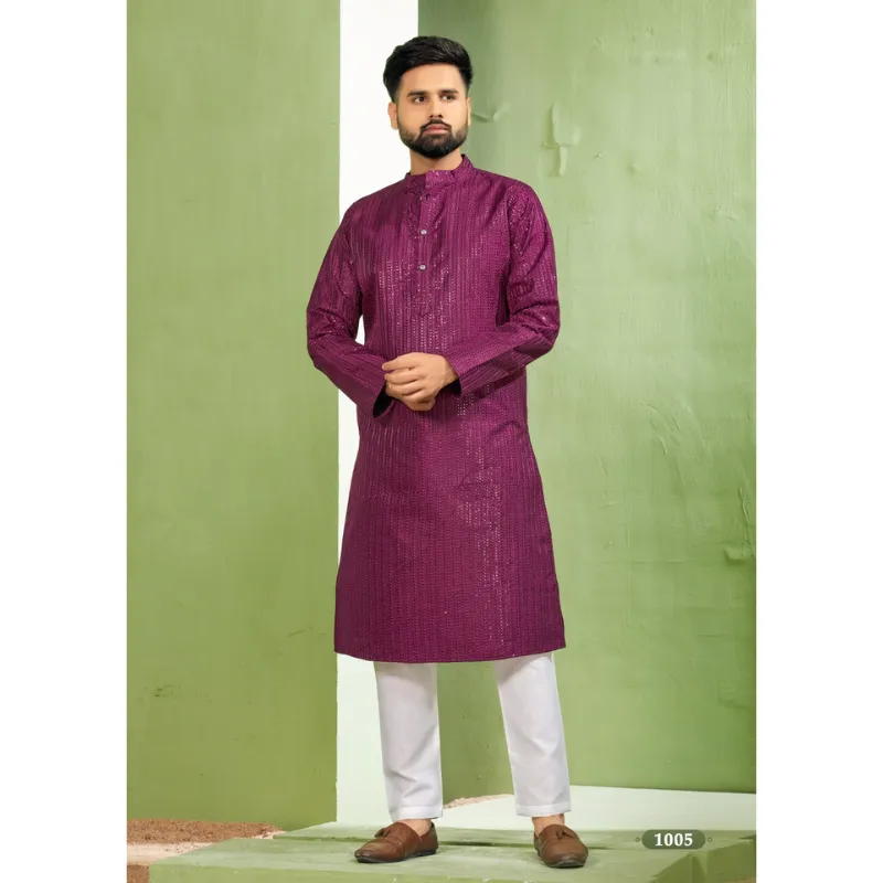 Men's Silk Kurta Pajama