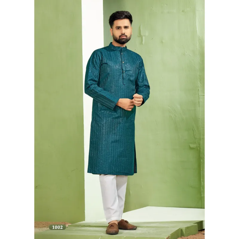 Men's Silk Kurta Pajama