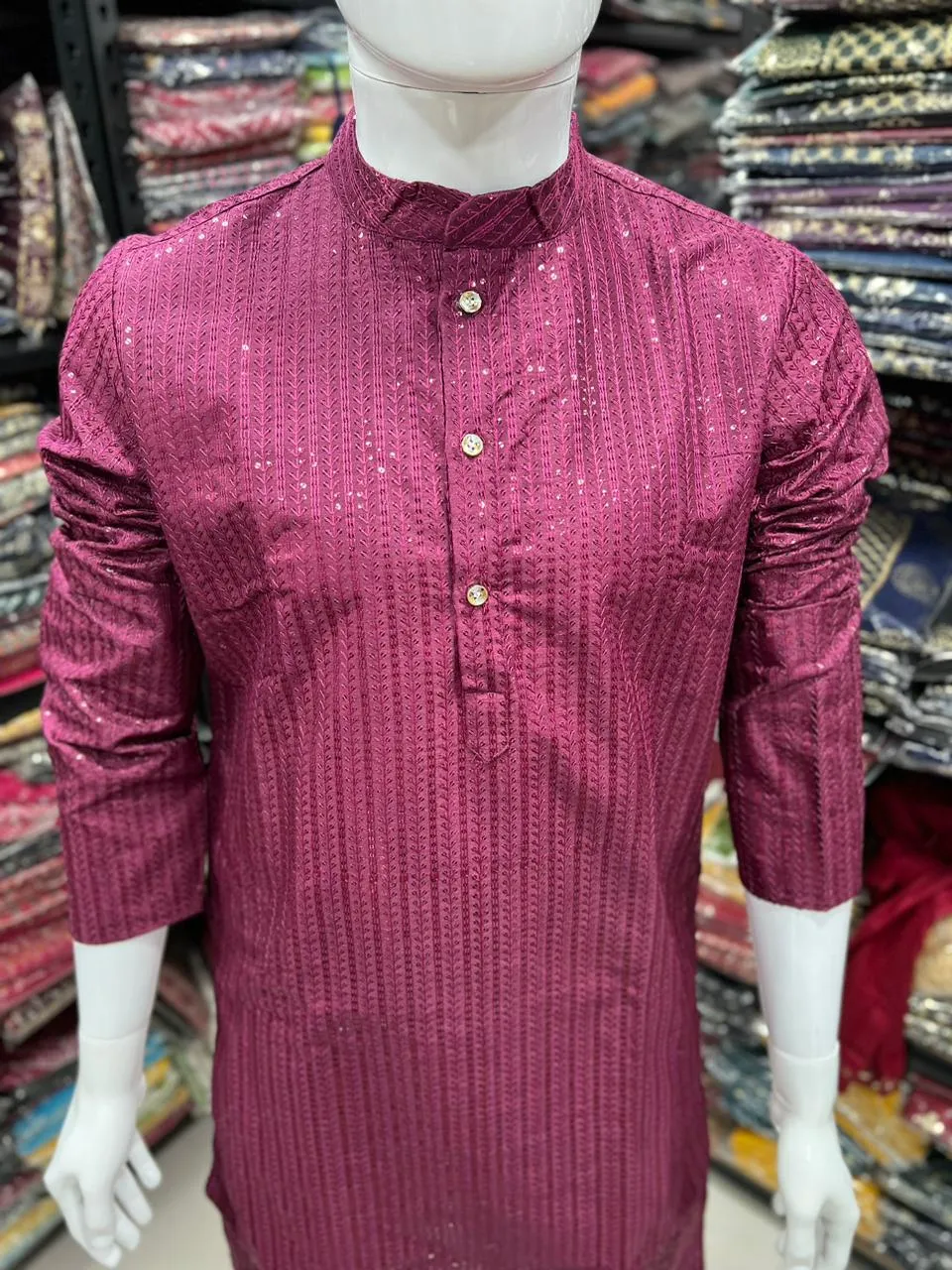 Men's Silk Kurta Pajama