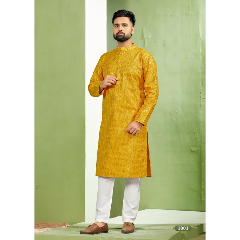 Men's Silk Kurta Pajama