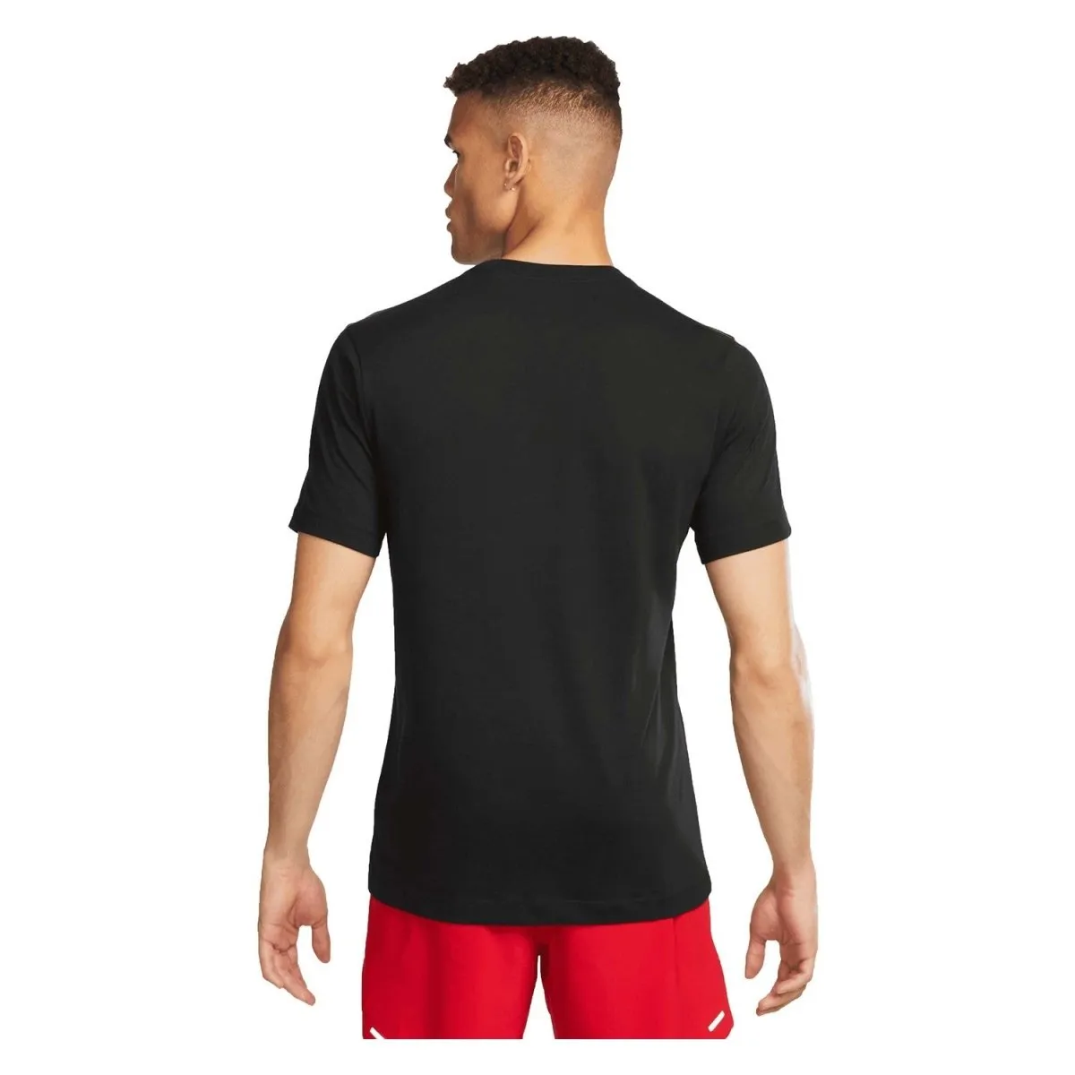 NIKE MEN'S BLACK RUNNING TEE