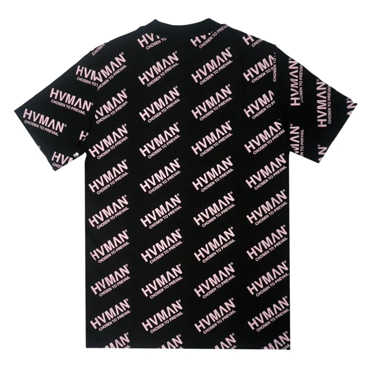 Novelty Repeat Tee (Black/Dusty Pink) /D10