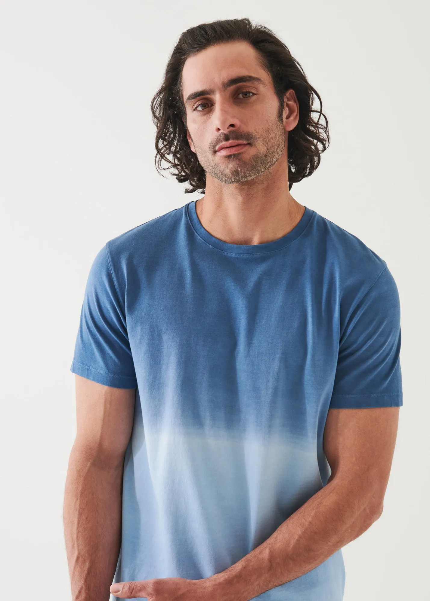 PIMA COTTON STRETCH DEGRADE T-SHIRT